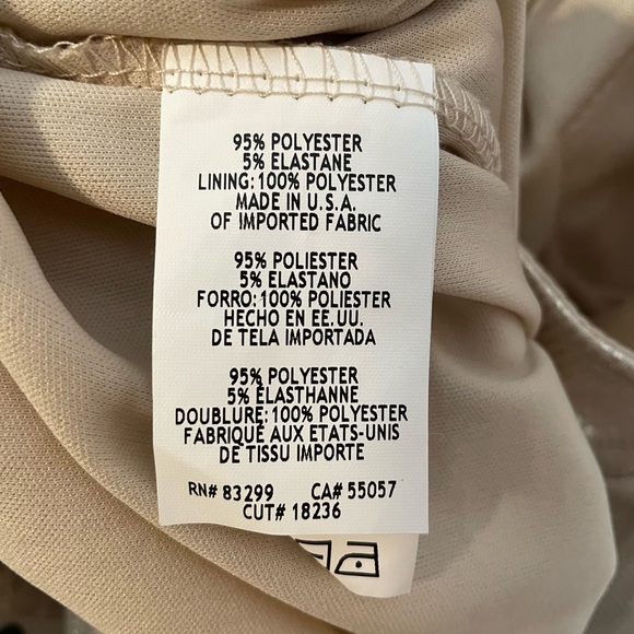 NEW Bebe Gold Sparkle Cowl Neck Lined Mini Slip Dress Size XL New Year's Dress! - Picture 8 of 12